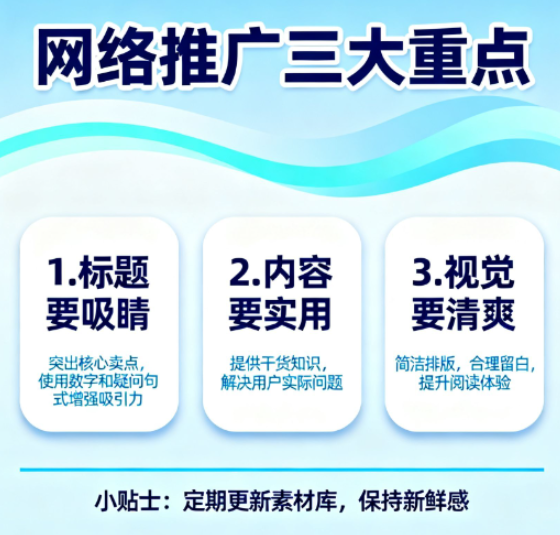 B2B网络推广“三剑客”：素材、平台、运营，助你轻松斩获订单！